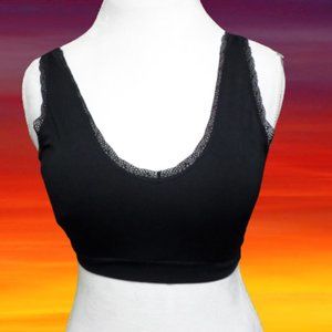 *SOLD* SECRET TREASURES SPORTS BRA-1X-BLACK